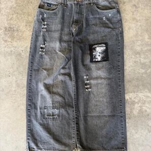 Southpole Men's Black and Grey Jeans